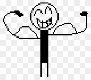 A Stick Man With Muscles - Muscle Clipart