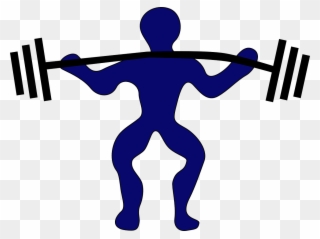 Weight Lifter Weight Fitness - Weight Lifting Clip Art - Png Download