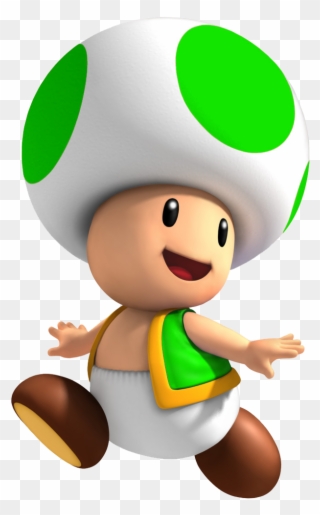 Green Toad Sm3dw - Green Toad Mario Png Clipart