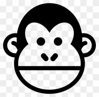Chimp Face Of Brazil Comments - Chimp Icon Clipart