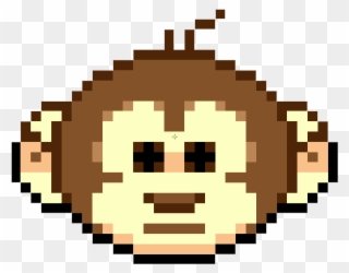 Chimp - Pixel Art Logo Google Clipart