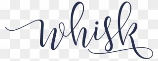 Post Navigation - Whisk Calligraphy Logo Clipart