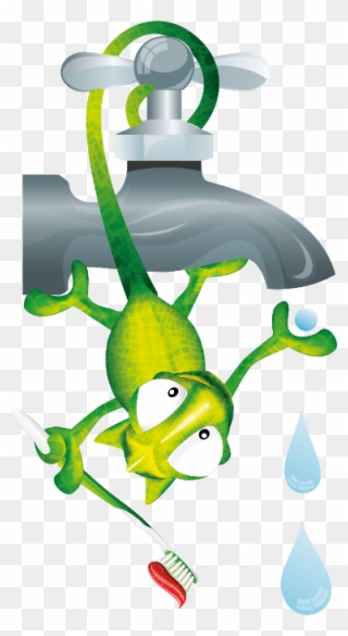 Chami Water Tap - Illustration Clipart
