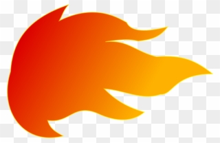 Fireball Clipart Comet - Flame Image Clipart - Png Download