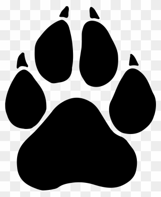 Cat Paw In Memory Of Sticker Clipart