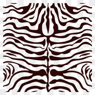Png Animal Stripes Clip Art Black And White Library - Rayas De Tigre Vector Transparent Png