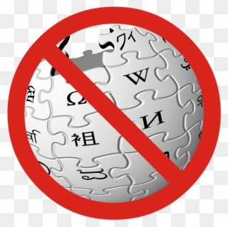 File Wikipedia Verbot Png - No Wikipedia Clipart