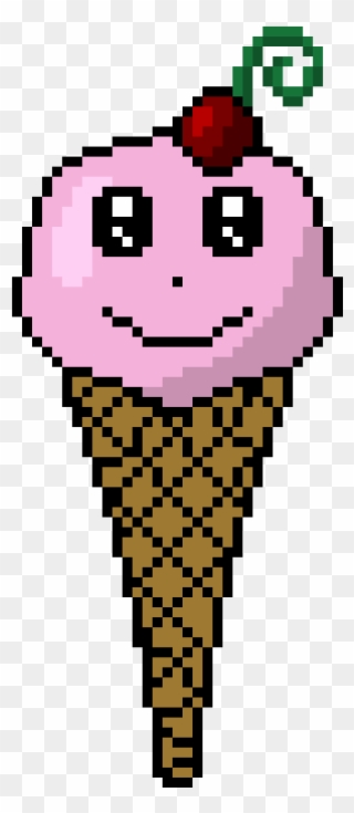 Kawaii Ice Cream Cone - Ice Cream Cone Clipart