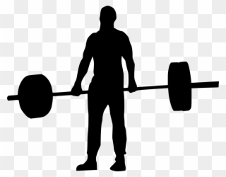 Jpg Library Download Weightlifter Silhouette At Getdrawings - Weight Lifting Vectors Clipart