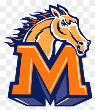 Logo - College Football M Logo Clipart