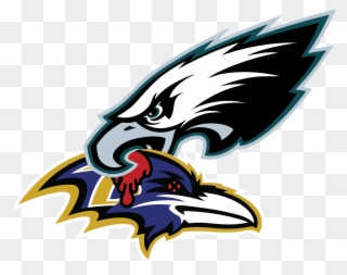 Eagles Clipart Philly - Baltimore Ravens Logo Svg - Png Download