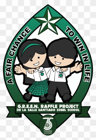 Green Raffle Project Logo Full Color - Shirt For La Salle Clipart