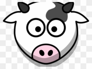 Head Clipart Cow's - Cartoon Cow Face - Png Download