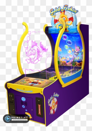 Gold Fishin' Redemption Arcade Game By Ice - Panning For Gold Arcade Game Clipart