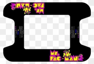 Standard Artwork Top - Ms Pacman Marquee Clipart