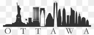 Ottawa Skyline - Ottawa Silhouette Clipart