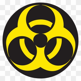 Radioactive Clipart Biohazard - Biohazard Logo Png Transparent Png