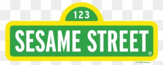 Sesame Street Logo Men's Slim Fit T-shirt - Sesame Street Logo Clipart