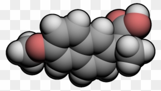 A Chemical Illustration Of Naproxen, Whose Trade Names - Algixene Naproxen 250 Mg Clipart