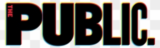 The Public Logo - Paula Scher The Public Clipart