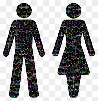 Big Image - Equality Male And Female Clipart