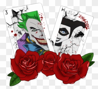Vector Transparent Urianity Abbie Deviantart The - Harley Quinn And Joker Drawing Clipart
