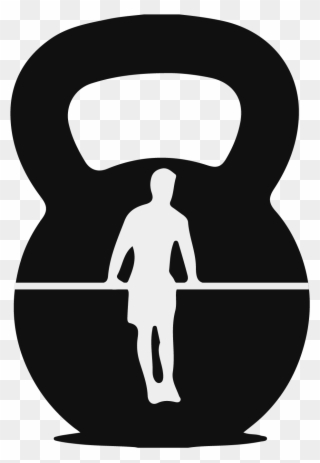 Kettlebell Clipart Weight - Crossfit Silhouette Transparent - Png Download