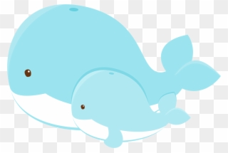 Pattern And Decoration, Baby Whale, Nursery Art, Nursery - Baby Whales With Transparent Background Clipart