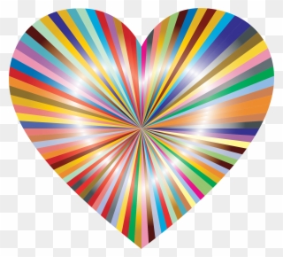 Big Image - Color Wheel Heart Clipart
