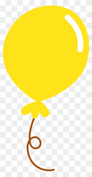 Yellow Balloons Clip Art - Png Download