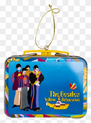 Yellow Submarine Tin Lunch Box Ornament - Beatles Yellow Submarine Clipart