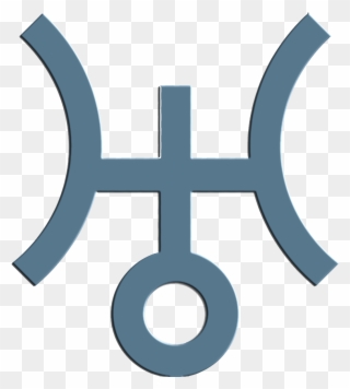 Tartarus Greek Mythology Symbol - Uranus Planet Symbol Png Clipart