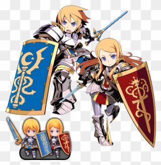 Pre Order Etrian Mystery Dungeon, A New Cross Over - Etrian Odyssey Protector Female Clipart