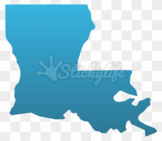 Louisiana Svg Tattoo - Louisiana Black State Clipart