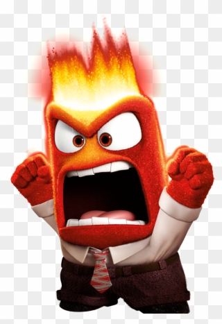 Anger Disney Wiki Cartoon And Pixar Inside - Inside Out Personaggi Rabbia Clipart