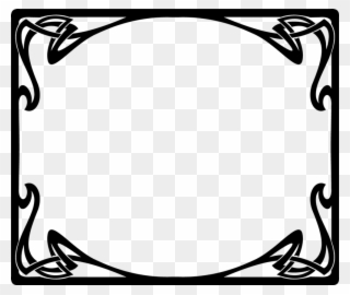Silhouette Frames, Printable Frames, Art Nouveau Design, - 暁美ほむら ランチョンマット 「魔法少女まどか☆マギカ」 Clipart