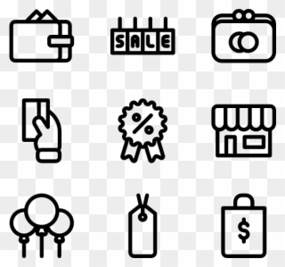 Black Friday - Logistic Icons Clipart