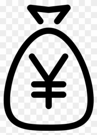 Yen Bag Rubber Stamp - Rubber Stamping Clipart