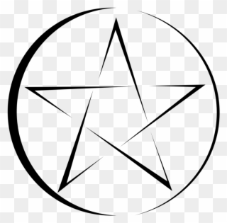 Pentagram Pentacle Drawing Symbol Wicca - Png Pentacolo Clipart