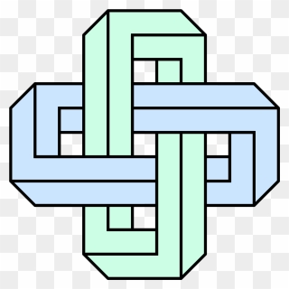 Penrose Rectangle Solomon's Knot - Penrose Rectangle Clipart
