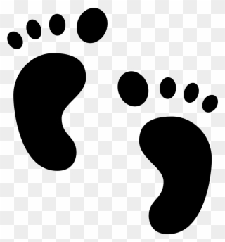 Baby Feet Icon - Foot Clipart