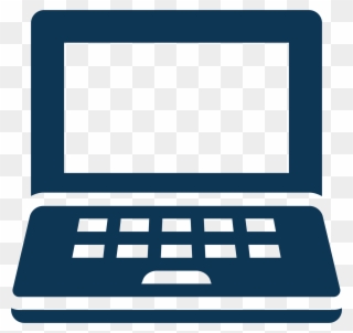 Icon - Blue Laptop Icon Clipart