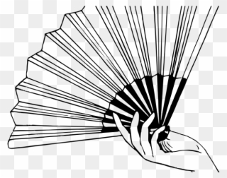 Fan Clipart Paper Fan - Line And Movement In Art - Png Download