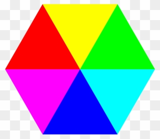 Color Clipart Hexagon - Cartoon Image Of Hexagon - Png Download
