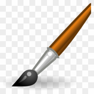Paint Brush Clip Art Style Paintbrush At Clker Vector - Paint Brush Clip Art Png Transparent Png