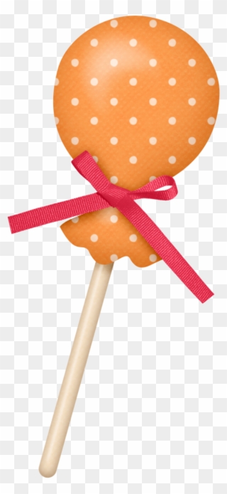 Lliella Yummyscrummy Lollipop Png - Sucette Orange Clipart