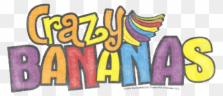 Dubble Bubble Crazy Bananas Kid's T-shirt - Visual Arts Clipart