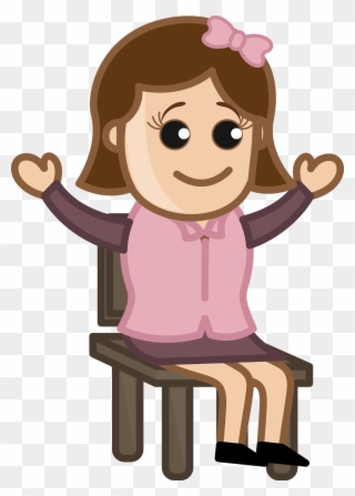 All's Well That Ends Well, Right - Cartoon Sitting In A Chair Clipart