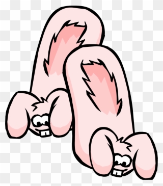 Rabbit Clipart Slipper - Club Penguin Bunny Slippers - Png Download
