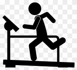 Exercise Clipart Running Machine - ランニング マシン イラスト - Png Download